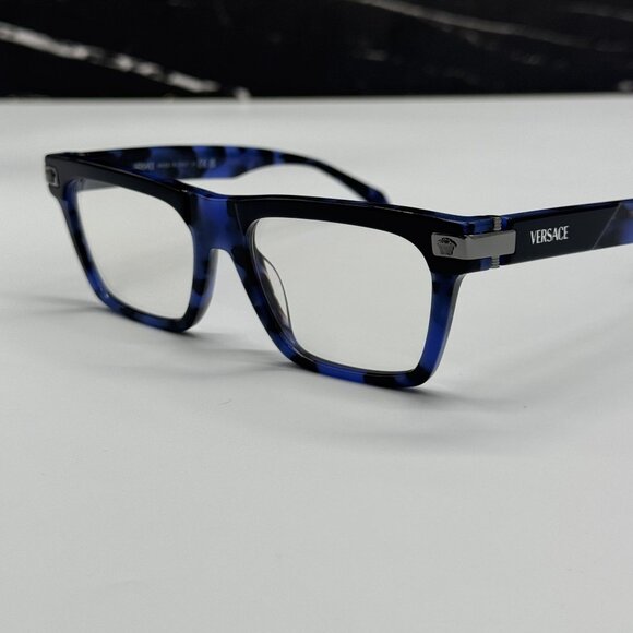 NEW VERSACE VE3354 5460 MEN BLACK/BLUE EYEGLASSES VERSACE - Picture 6 of 9